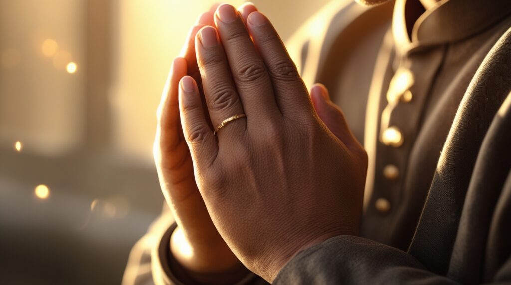 ❤️A Força da Fé Que Move Montanhas e Transforma o Impossível em Milagre✨🙏 fé que move montanhas. Mãos unidas em oração representando fé, entrega e confiança em Deus.